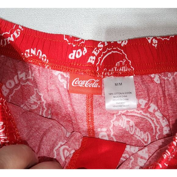 Coca cola pajama pants medium 100% cotton - Picture 5 of 6